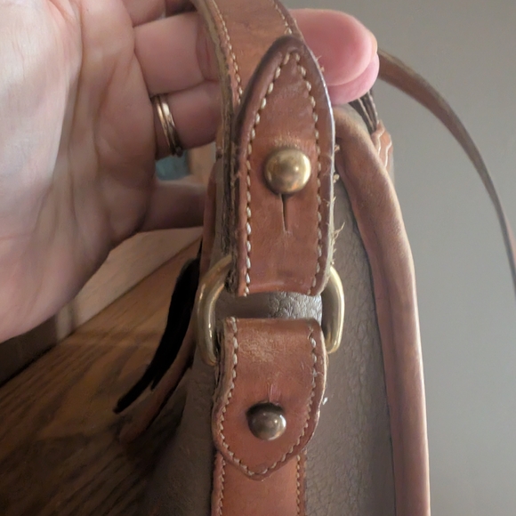 Dooney & Bourke Tan and Brown Crossbody Bag - Picture 8 of 8